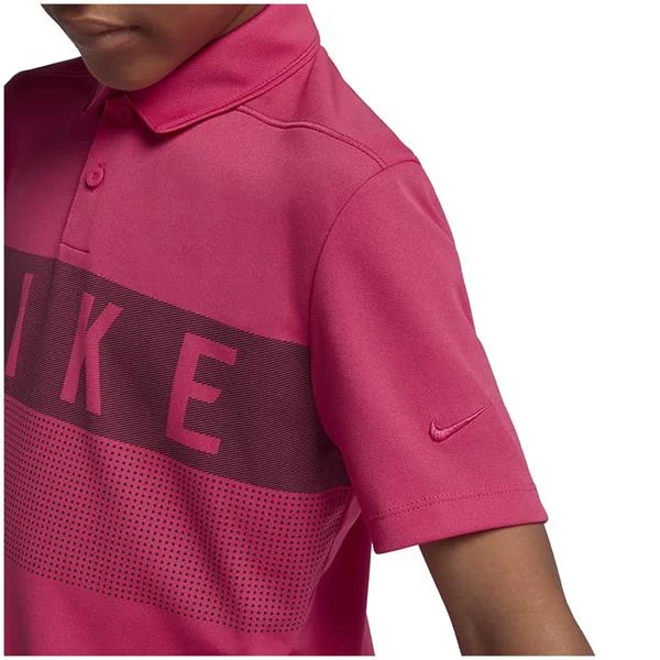 Nike Junior - Boys Dry Polo Shirt Pink (666) - Image 2