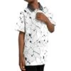 Kids Cracked Print Polo White