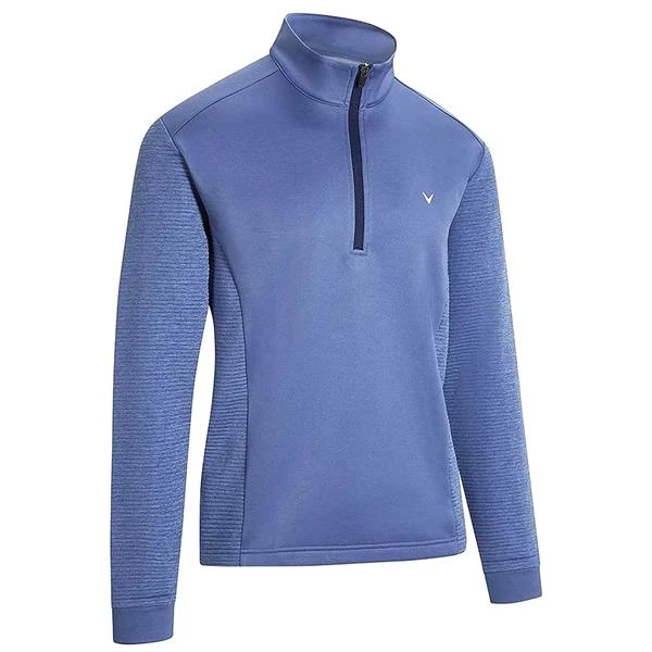 Callaway Gents ¼ Zip Ottoman Fleece Blue (490)