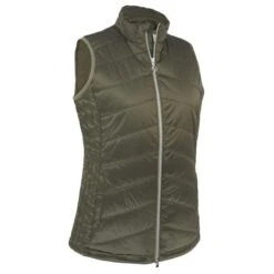 Callaway Ladies Quilted Vest Industrial Green (349)