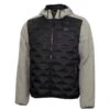 Gents Bridgeport Padded Jacket Grey Marl - Black