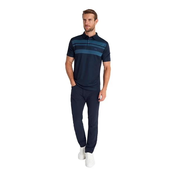 Gents Marina Polo Shirt Navy Ocean - Image 5