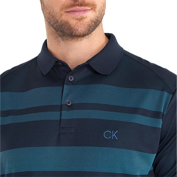 Gents Marina Polo Shirt Navy Ocean - Image 6