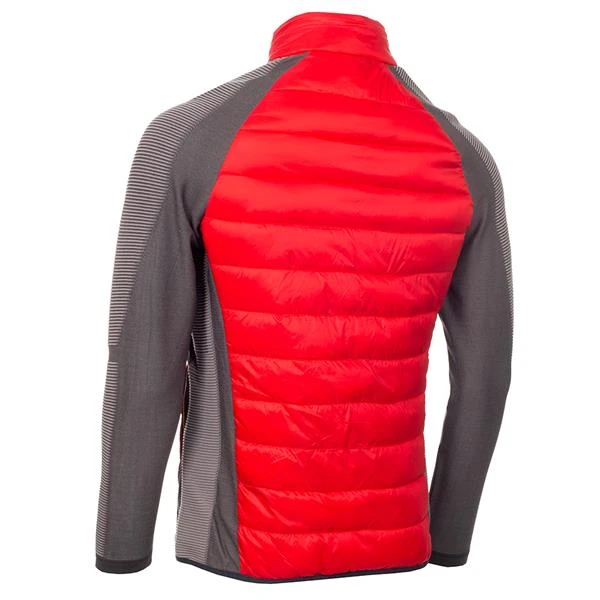 Gents Dynamo Tech Knit Jacket Urban Cardinal Red - Image 2