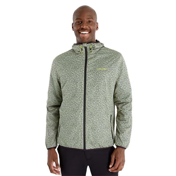 Gents Nantucket Print Windbreaker Camo Green - Image 3