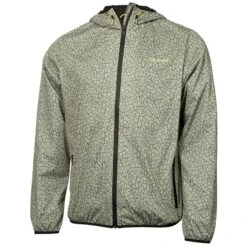 Gents Nantucket Print Windbreaker Camo Green