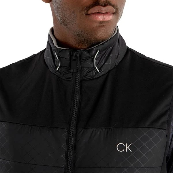 Gents Malden Hybrid Gilet Black - Image 6