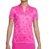 Nike Ladies Dri-FIT Victory Printed Polo Pink Prime (642)