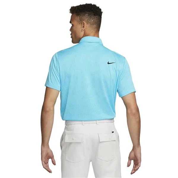 Nike Gents Dri-FIT Tour Jacquard Polo Shirt Baltic Blue Black (416) - Image 2