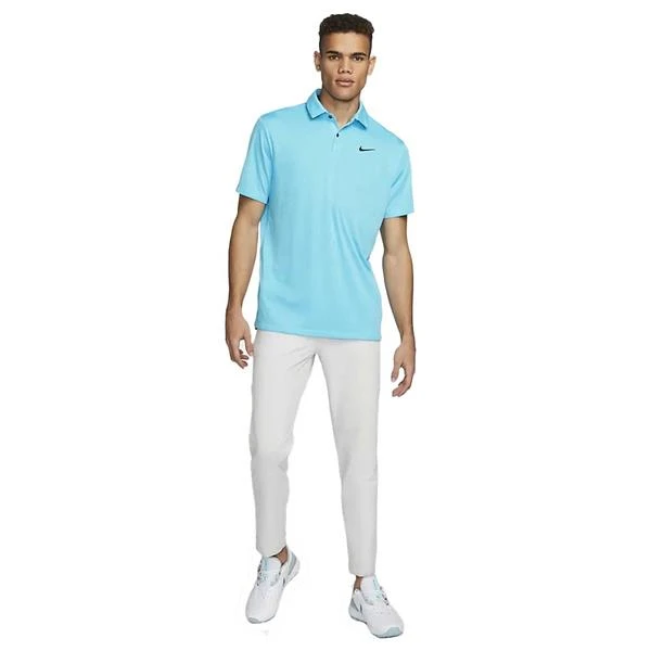Nike Gents Dri-FIT Tour Jacquard Polo Shirt Baltic Blue Black (416) - Image 3