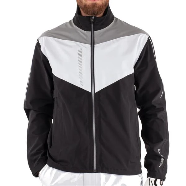 Galvin Green Gents Armstrong GORE-TEX Paclite Jacket Black - White - Sharkskin - Image 3