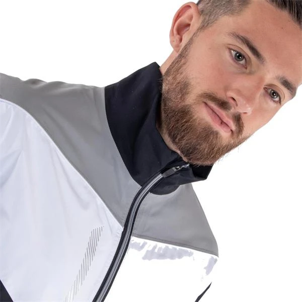 Galvin Green Gents Armstrong GORE-TEX Paclite Jacket Black - White - Sharkskin - Image 4