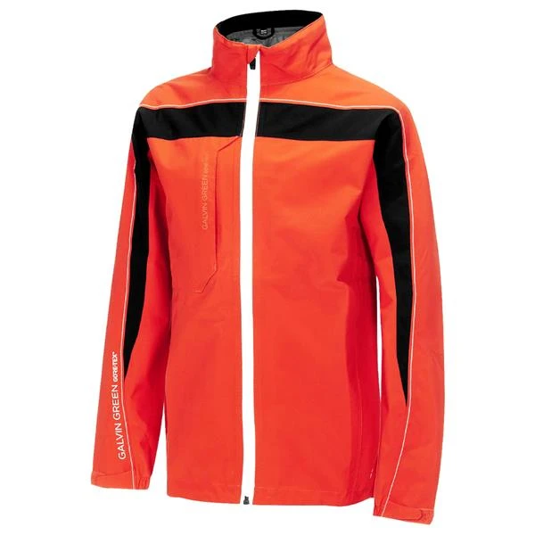 Galvin Green Junior Reed GORE-TEX Paclite® Jacket Spicy Orange - Black