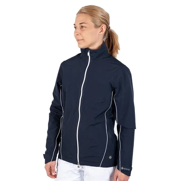 Galvin Green Ladies Arissa Waterproof GORE-TEX Jacket Navy - White - Image 3