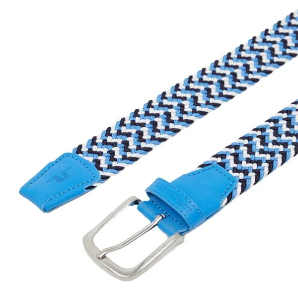 J.Lindeberg Gents Bubba Golf Belt Ocean Blue - Image 2
