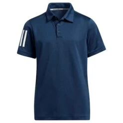 ADIDAS Junior - Boys 3-Stripe Polo Shirt Crew Navy