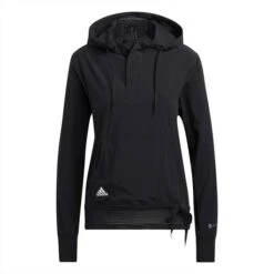 ADIDAS Ladies Heat.Rdy ¼ Zip Hoodie Black