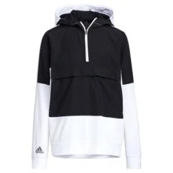 ADIDAS Junior - Boys Anorak Pullover Black