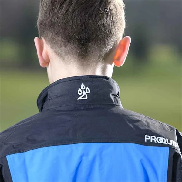 Junior AquaStorm PX1 Rain Jacket Blue - Black - Image 5