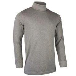 Gents Lewis Roll Neck Light Grey