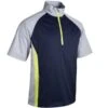 Gents Himalayas ½ Sleeve Windshirt Navy - Silver - Citrus