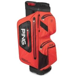 Ping Pioneer Monsoon 201 Cart Bag Scarlet - Black