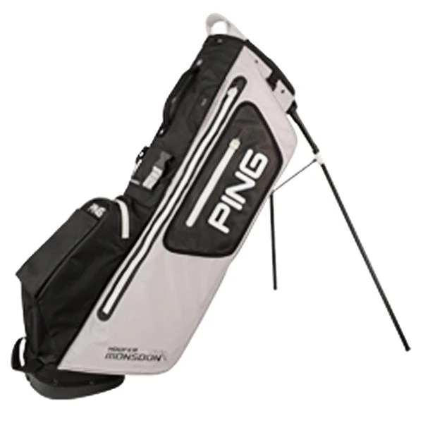 Ping Hoofer Monsoon 201 Carry Bag Light Grey Black White