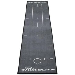 Medium Putting Mat Grey