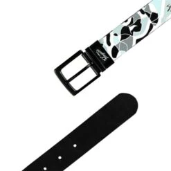 Original Penguin Gents Camo Print Reversible Belt Caviar 001