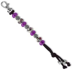 Beaded Score Counter Purple Crystal