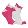 Ladies Golf Socks 2 Pack Pink