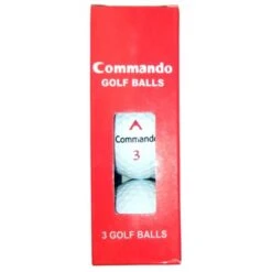 Commando Golf Balls (3 Balls) White