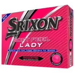 Srixon Soft Feel Lady Golf Balls Pink