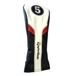 TaylorMade Fairway 5 Wood Headcover White - Black - Red
