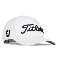 Titleist Gents Tour Performance Cap White Black