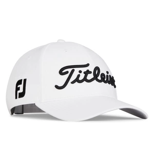 Titleist Gents Tour Performance Cap White Black