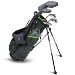 Junior 57" 5 Club Stand Set Left Hand Grey Green