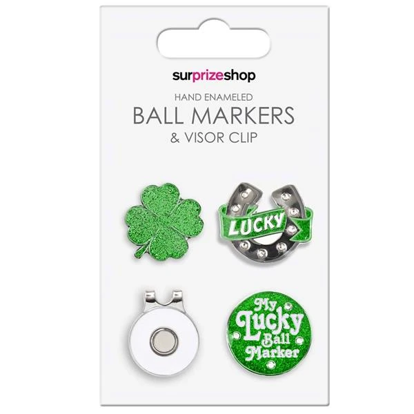 Ball Marker & Visor Clip Green